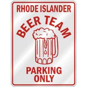   TEAM PARKING ONLY  PARKING SIGN STATE RHODE ISLAND: Home Improvement
