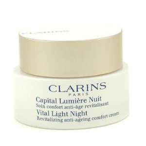 Clarins Vital Light Night Revitalizing Anti Ageing Comfort Cream 1.7 
