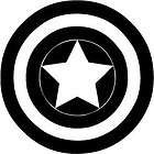 captain america logo shield custom sticker diecut decal geek