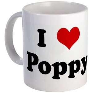  I Love Poppy Humor Mug by CafePress: Kitchen & Dining