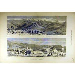  1877 Cape Town Africa Kaffir War Troops Fingoes Police 