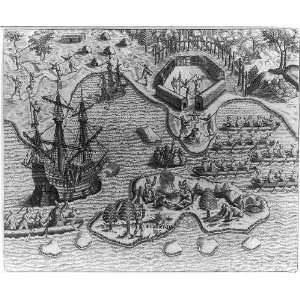  Johannes Staden taken prisoner at San Maro by Indians,1593 