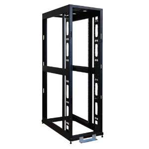   Capacity Open Frame Rack Enclosure Server Cabinet (Black): Electronics