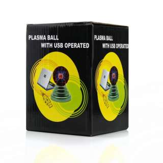   STOCK x mas gift Plasma Ball Light Lightning Sphere Party USB Operated