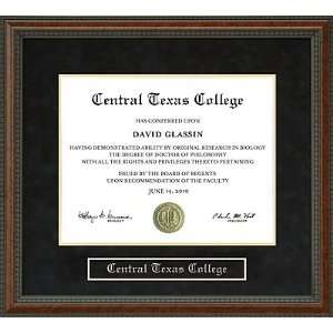  Central Texas College Diploma Frame