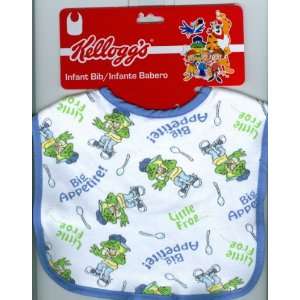   Kelloggs Dig Em the Frog Sugar Smacks Cereal Baby Infant Bib: Baby