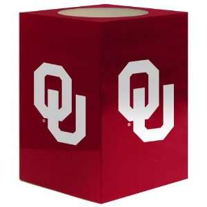  Oklahoma Sooners 4x6 Flameless Candle: Sports & Outdoors