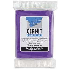  Cernit Polymer Clay   Violet, 2 oz, Cernit Polymer Clay 