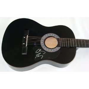   Cowboy Troy Autographed Signed Guitar Dual Cert JSA 