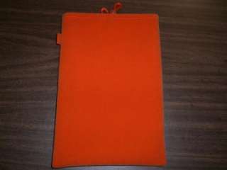 New Orange Color Kindle Reader Cloth Cover Sleeve Pouch Case  
