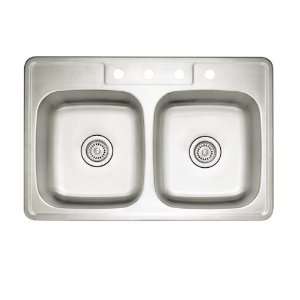  Blanco 441263 Spex II Equal Double Kitchen Sink, Stainless 