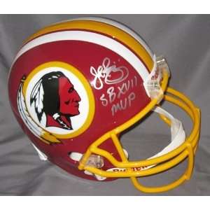  Signed John Riggins Helmet   Sb Full Size   Autographed 