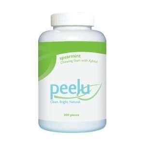  Spearmint Chewing Gum with Xylitol 300 Ct by Peelu Health 