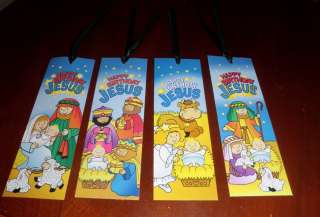   Jesus Bookmarks Christmas Inspirational Holiday Party Favors  