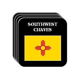  US State Flag   SOUTHWEST CHAVES, New Mexico (NM) Set of 4 