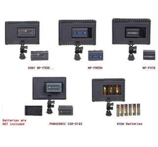 Pro LED Video Light for Sony HDR CX350V,CX500V,CX550V  