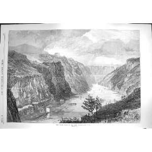    1870 I Chang Gorge Upper Yang Tze Kiang China River