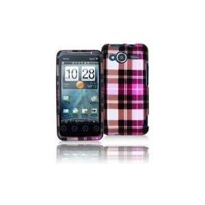  DECORO BRAND PINK CHECKER DESIGN SNAP ON CELL PHONE CASE 
