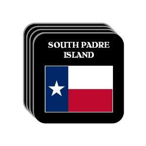 US State Flag   SOUTH PADRE ISLAND, Texas (TX) Set of 4 Mini Mousepad 