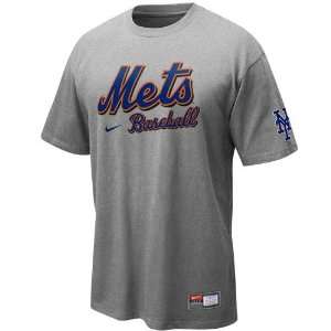   New York Mets Ash 2011 MLB Practice T shirt (Small): Sports & Outdoors