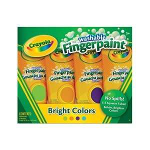  Crayola Washable Secondary Colors Fingerpaint   4 Count 