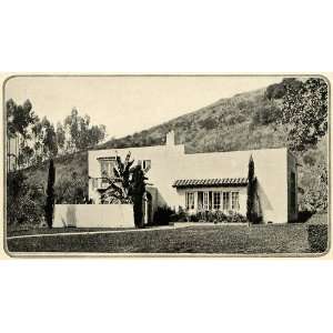  1920 Print E. Roscoe Shrader Home Los Angeles California 