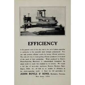  1905 Ad John Royle & Sons Royles Eyelet Belt Printing 