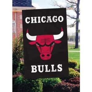  Chicago Bulls Applique House Flag