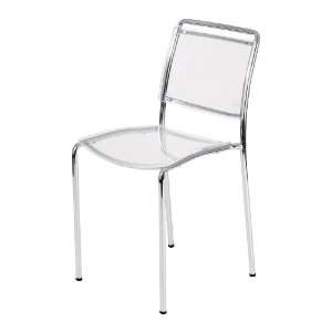  Safina Counter Chair   Set of 2 (Black/Chrome) (37.4H x 