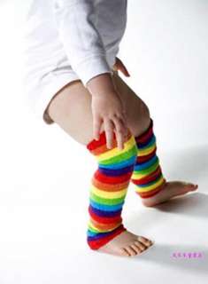   top quality toddler soft warmer socks 0 36M Baby Rainbow leg cover F