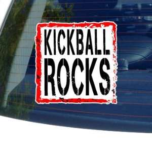  Kickball Rocks   Window Bumper Laptop Sticker: Automotive
