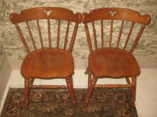 Tell City Chair Co. Hard Rock Maple Mate Chairs 8018 Andover #48 