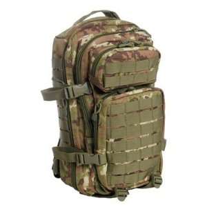   Tactical Combat Rucksack Backpack 30L Vegetato Woodland Camo Sports