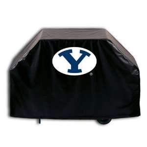  BYU Cougars Logo Grill Cover on Black Vinyl Patio, Lawn 