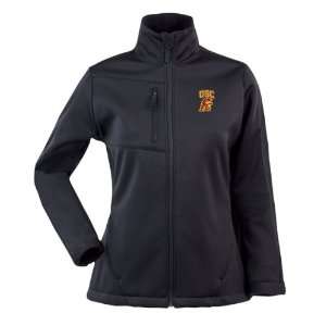   USC Trojans Womens Black Soft Shell Bonded Jacket