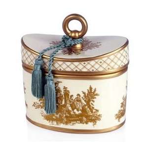  Seda France Classic Toile Ceramic Two Wick Candle   French 