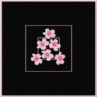Cherry Blossom Quilt Motifs/Blocks Machine Embroidery Designs