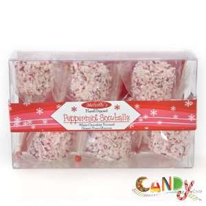Chocolate Dipped Peppermint Snowballs 6 count  Grocery 