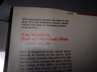 THE WORLD IS FULL OF MARRIED MEN Jackie Collins 1968   2nd Printing 