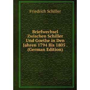   Vom Jahre 1794 Bis 1797 (German Edition) Friedrich Schiller Books