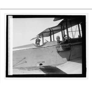  Historic Print (M) Mr. & Mrs. Pickup, commercial aviators 