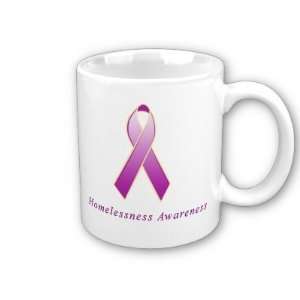  Homelessness Awareness Ribbon Coffee Mug 