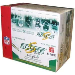  2007 Score Football Box   36 packs of 7 cards: Sports 