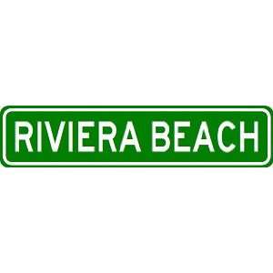  RIVIERA BEACH City Limit Sign   High Quality Aluminum 