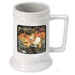  Fishing Guide Personalized German Beer Stein Kitchen 