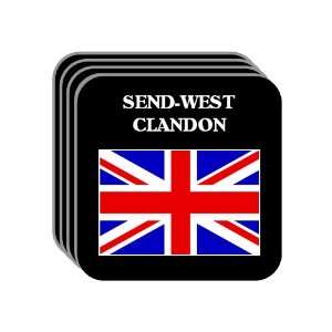  UK, England   SEND WEST CLANDON Set of 4 Mini Mousepad 