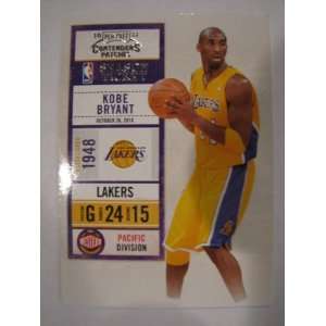  2010   11 Playoff Contenders Patches Kobe Bryant Lakers 
