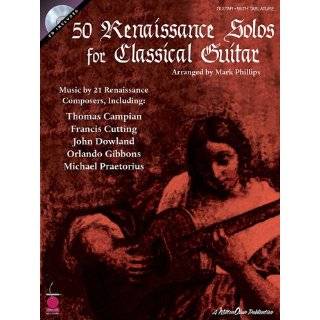 50 Renaissance Solos for Classical Guitar (Book & CD) by Mark Phillips 