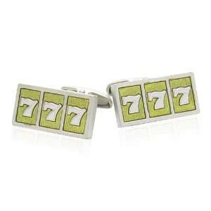  Lucky Sevens Slot Machine Cufflinks by Cracked Pepper 