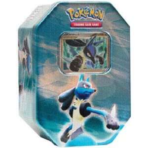   Pokemon Limited Edition Collectors Tin Lucario (Blue) Toys & Games